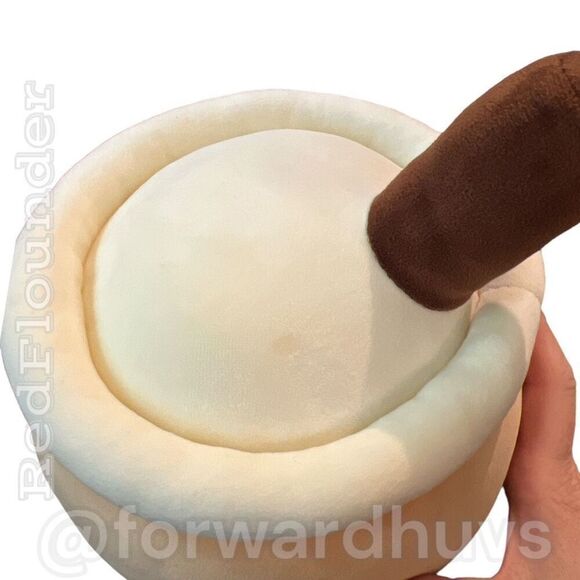 Cute Stuffed Boba Plush Closed Eyes Medium Size - Picture 8 of 11